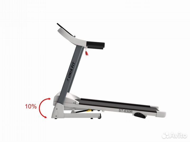 Беговая дорожка unixfit ST-630R White