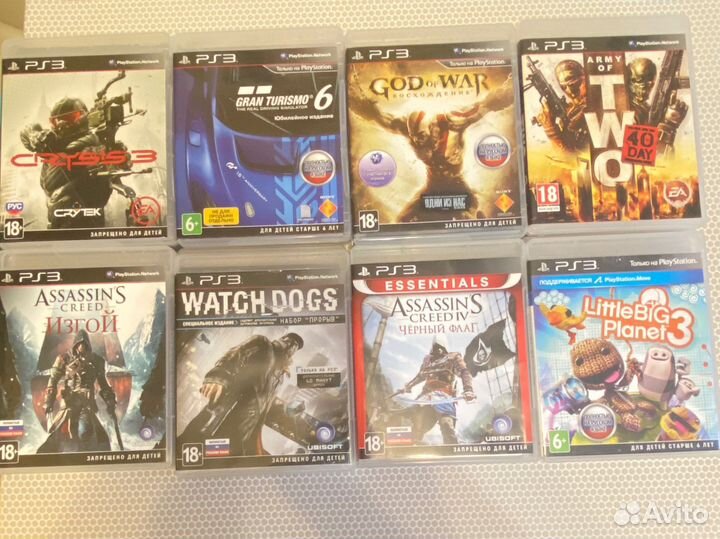 Диски на ps3