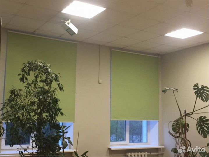 Рулонные шторы с установкой без сверления