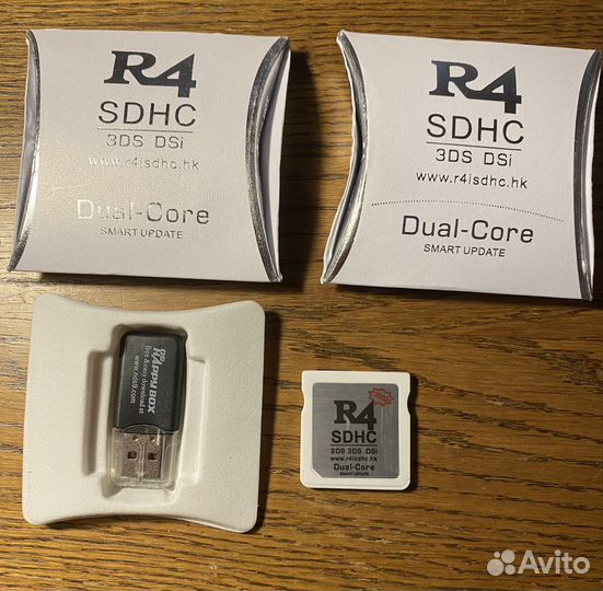 Картридж R4 dual NDS N3DS Nintendo