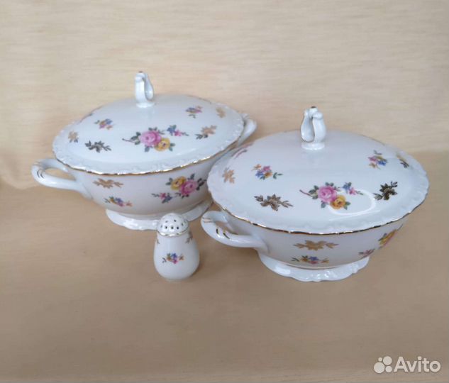 Фарфоровая супница Kahla гдр