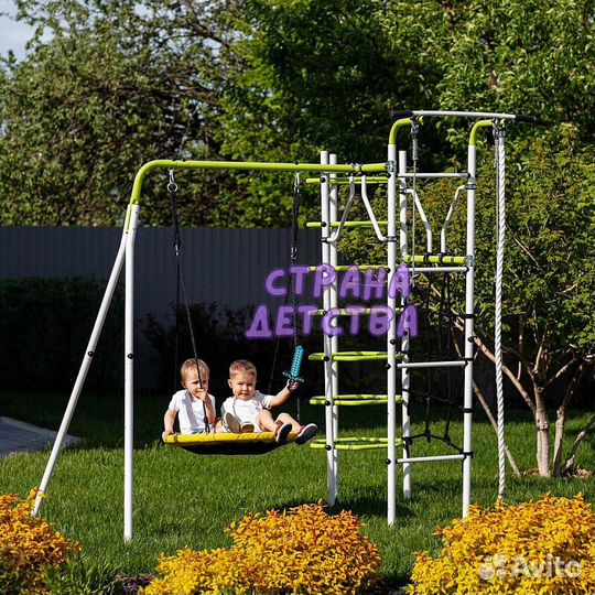 Комплекс Космос с качелями гнездо