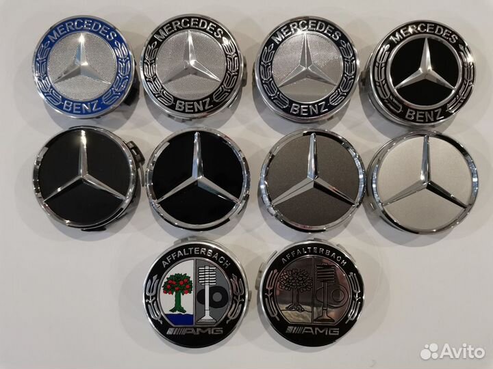 Колпачки, эмблемы на колёса, диски Mercedes