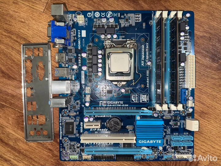 Материнская плата gigabyte с процессором i5-2500K