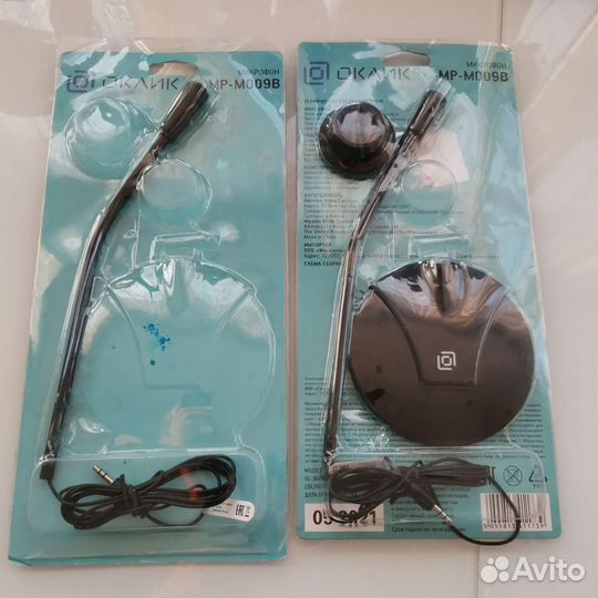 Микрофон Oklick MP-M009B черный