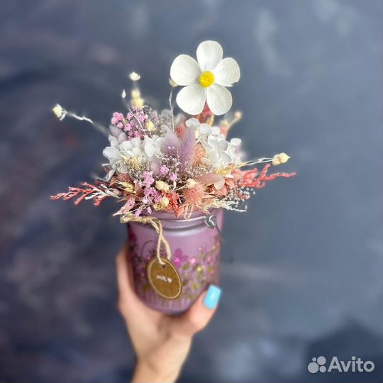 Композиция из сухоцветов 