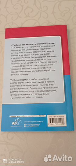 Учебные таблицы английский 1-4 Державина