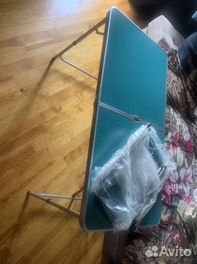 Стол раскладной туристический усиленный и 4 стула