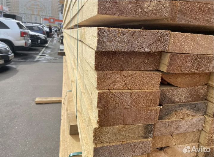 Обрезной брус 2 сорт доставка