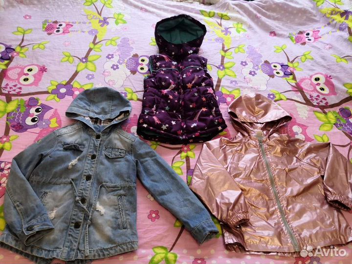 Вещи пакетом на девочку 104 110
