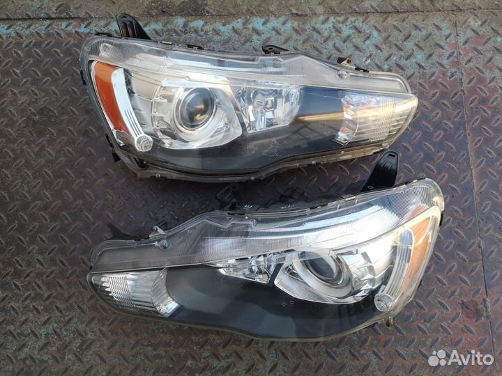 Фара передняя комплект Mitsubishi Lancer 10 ориг