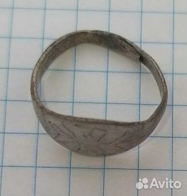 Перстень серебряный булгары