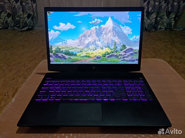 Игровой ноутбук HP gaming pavilion 15