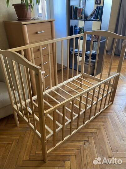 Детская кровать с матрасом бу