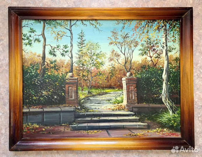 Картина маслом на холсте пейзаж