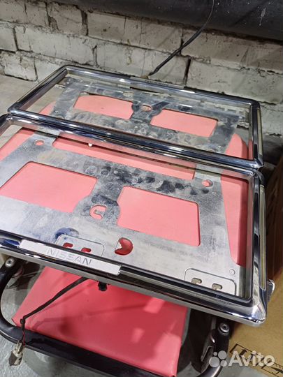 Квадратный номер с подсветкой Nissan