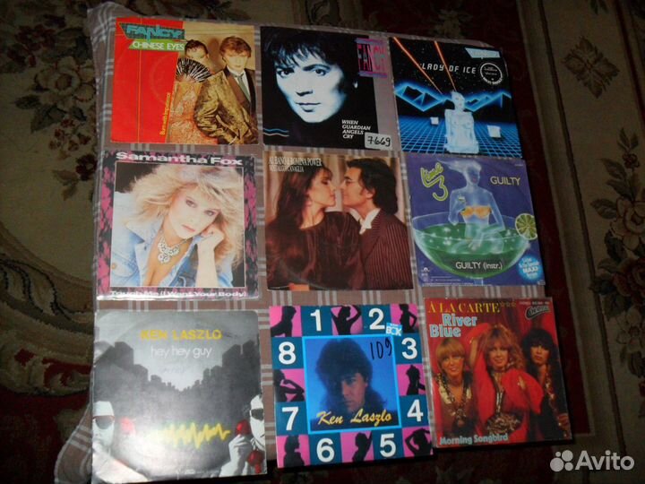 Виниловые пластинки семидюймовые