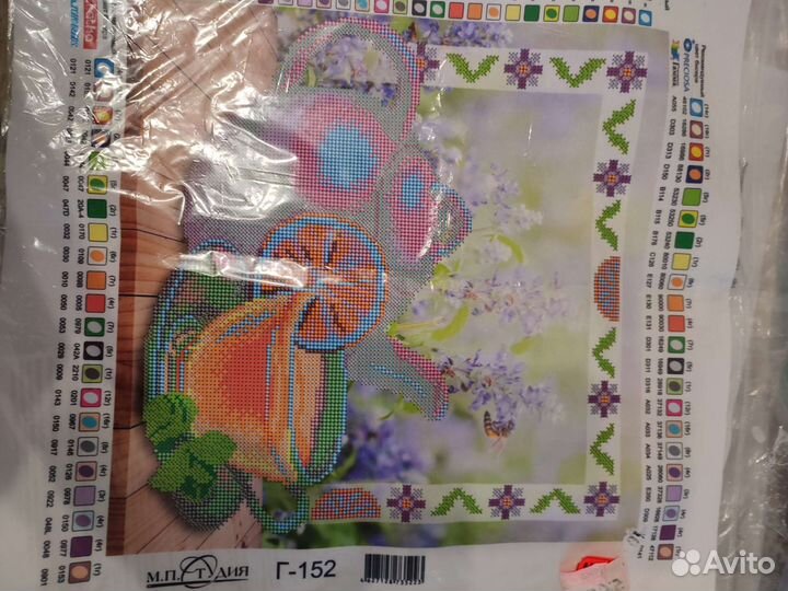 Схема вышивки бисером