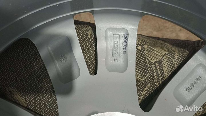 Диск литой subaru r 18 оригинал