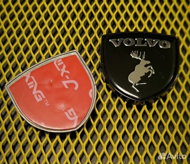 Наклейки декоративные Volvo черные комплект