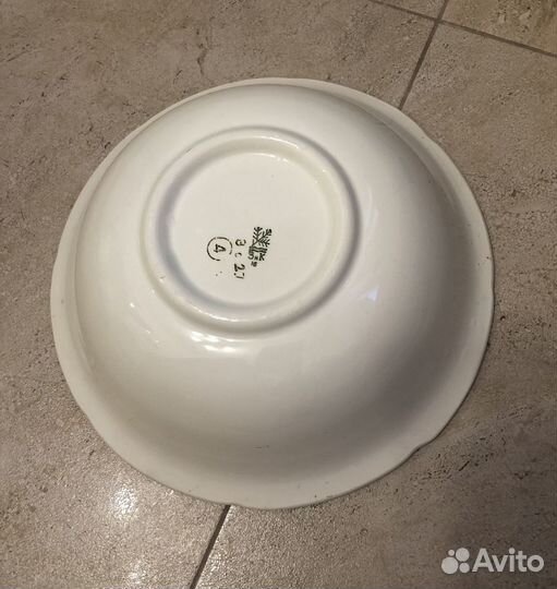 Салатник большой Зик Конаково СССР