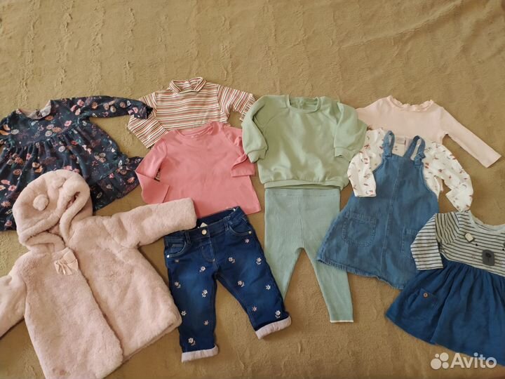 Пакет вещей для девочки 9-12 мес 74-80 см Next
