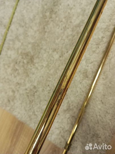 Карниз труба 3м настенный с кронштейнами, кольцами