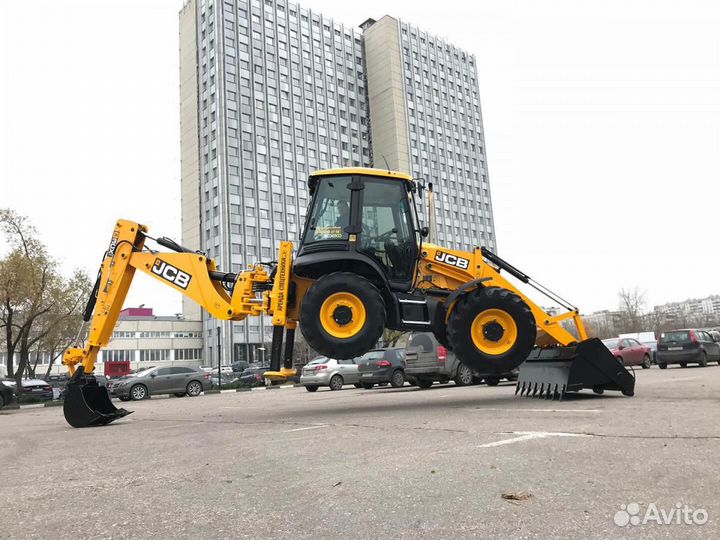 Услуги трактора экскаватор-погрузчик JCB