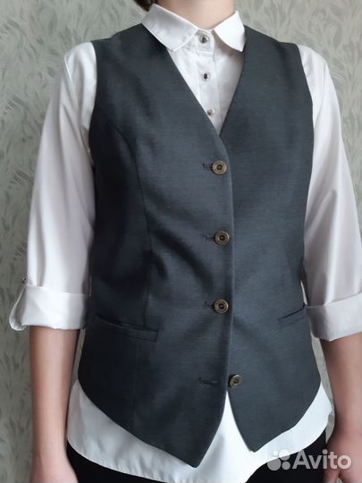 Жилет (Пеплос) школьный на девочку р.145-150