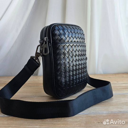 Сумка планшет мужская кожаная Bottega Veneta