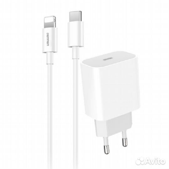 Сетевое зарядное устройство Denmen PD + USB