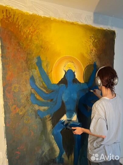 Художник роспись стен, фасадов