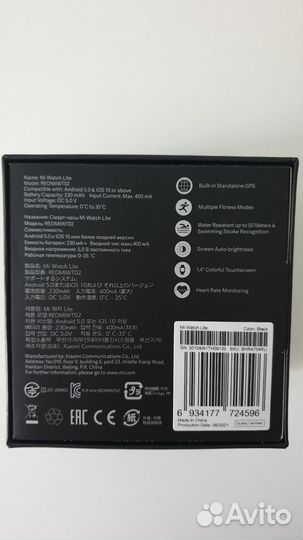 Смарт часы Xiaomi mi watch lite