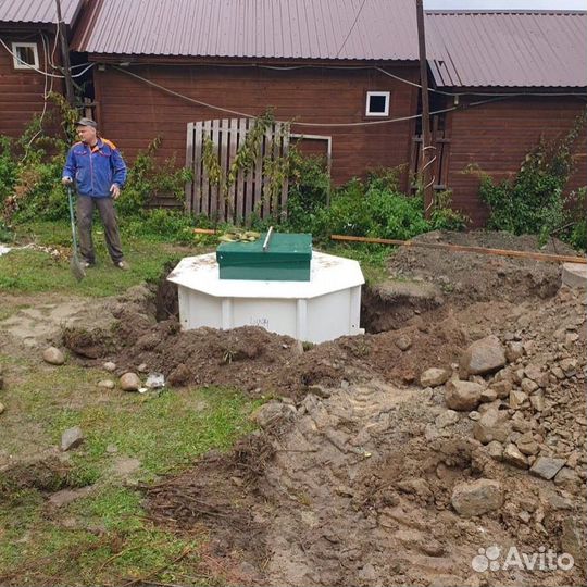 Септик с установкой для высоких грунтовых вод