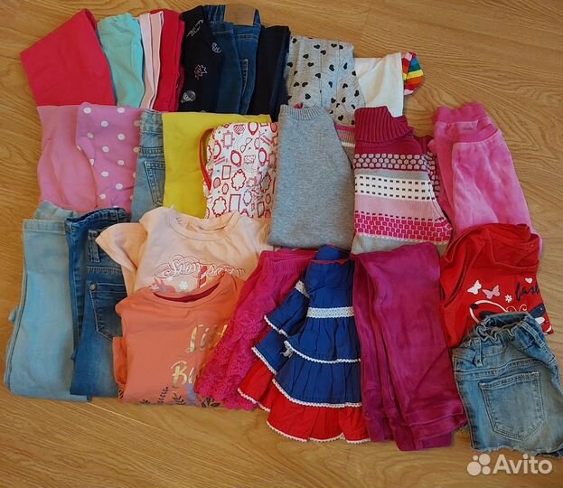 Вещи пакетом на девочку р-р 104-110