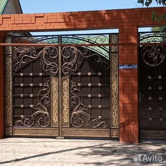 Кованные ворота в рассрочку
