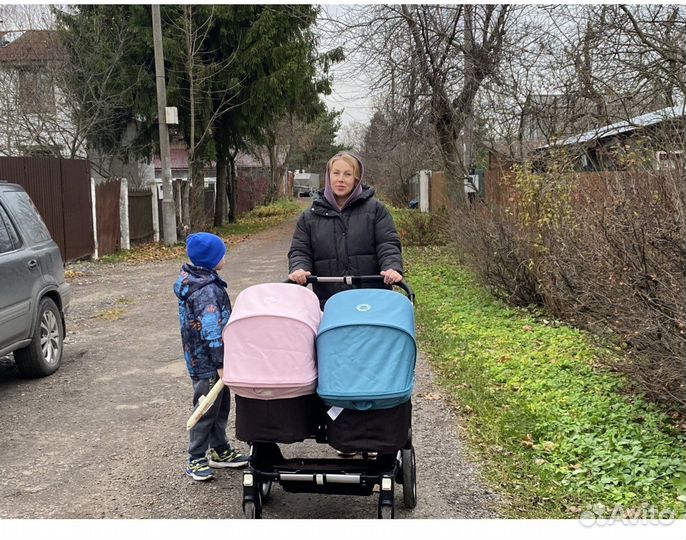 Коляска для двойни bugaboo
