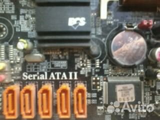 Материнская плата с процессором