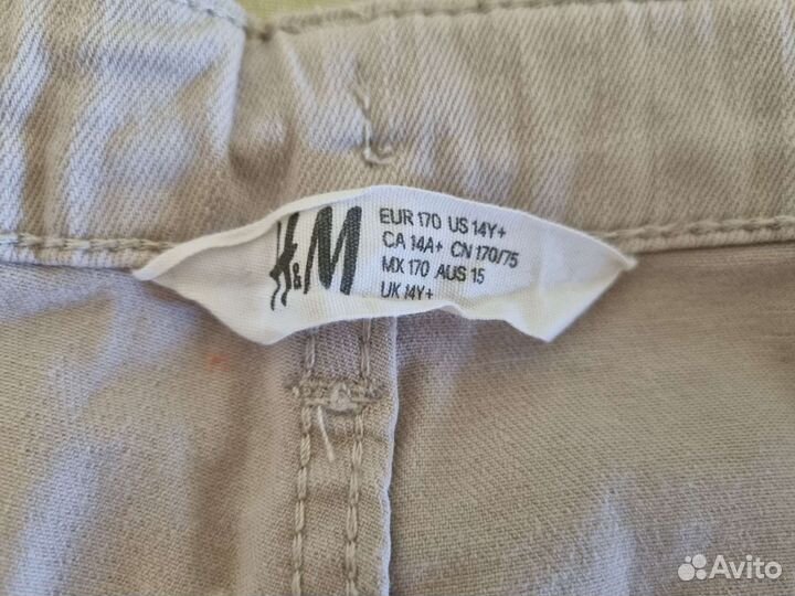 Шорты H&M подростковые, на рост до 170 см