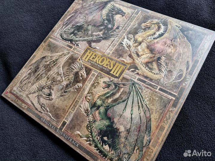 Винил Heroes of Might & Magic III цветной редкий