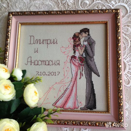 Детская метрика и другая вышивка на заказ