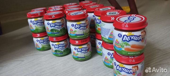 Овощное пюре агуша