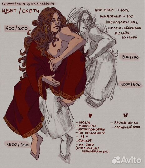 Рисунки на заказ