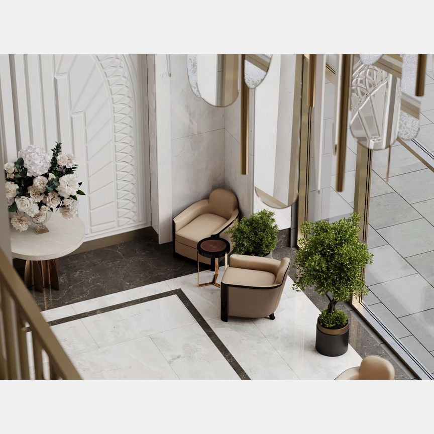 2-к. квартира, 64,1 м², 27/75 эт.