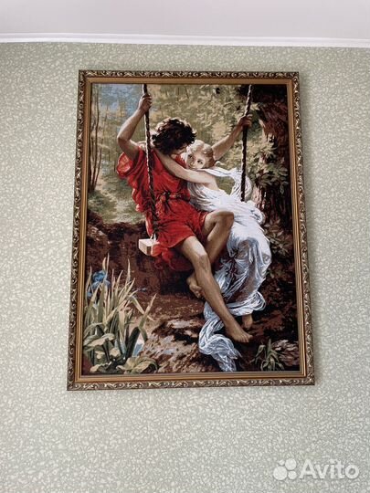 Картина в раме гобелен