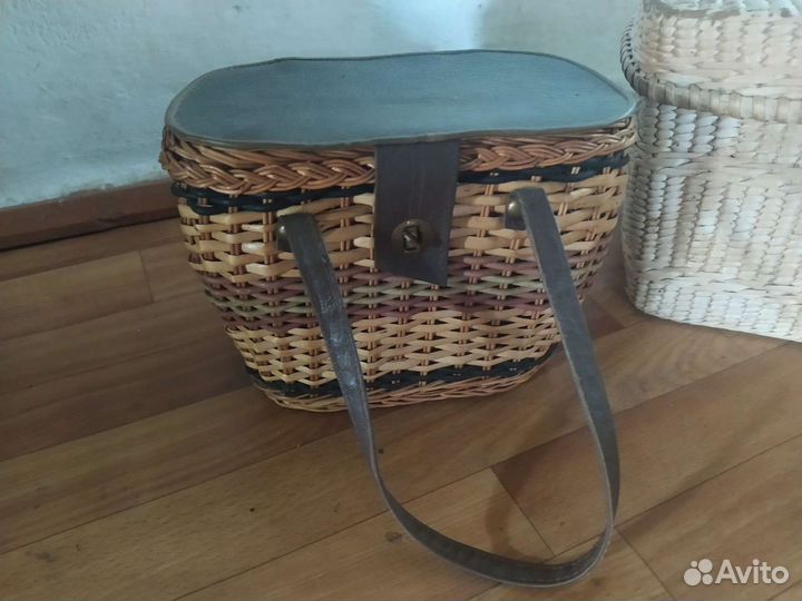 Корзинки плетеные. СССР