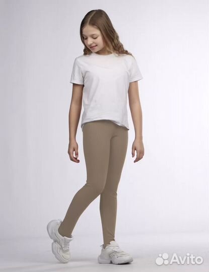 Легинсы в рубчик