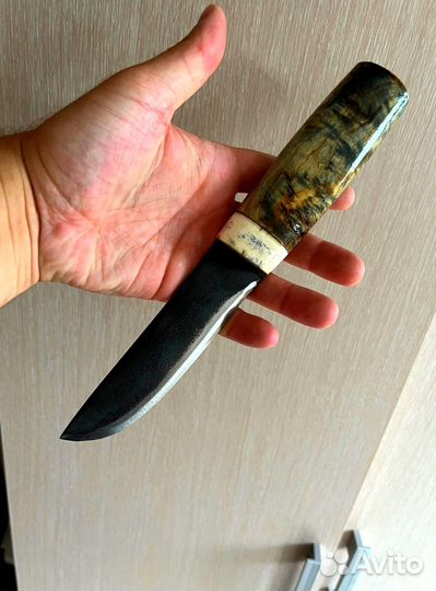 Нож якутский Кованный 110х18ш