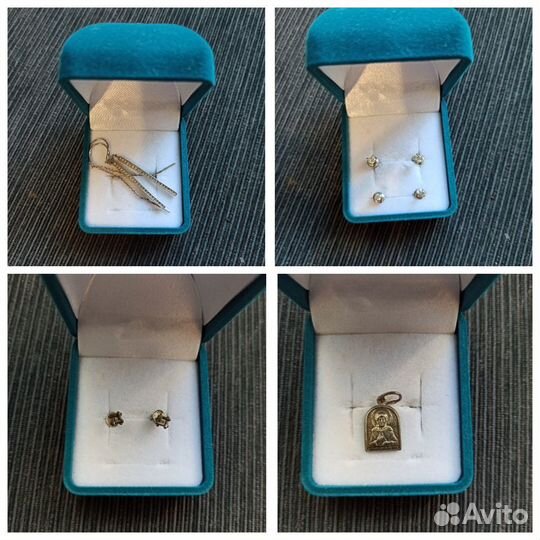 Серебряное кольцо, подвеска, серьги