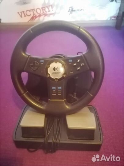 Руль Logitech rally+Memory Card 8mb